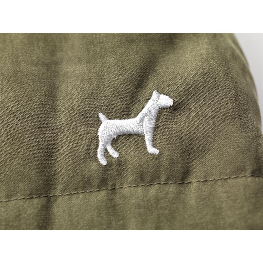 House Of Paws Medium Fleece Lined Green Dog Gilet Image 4
