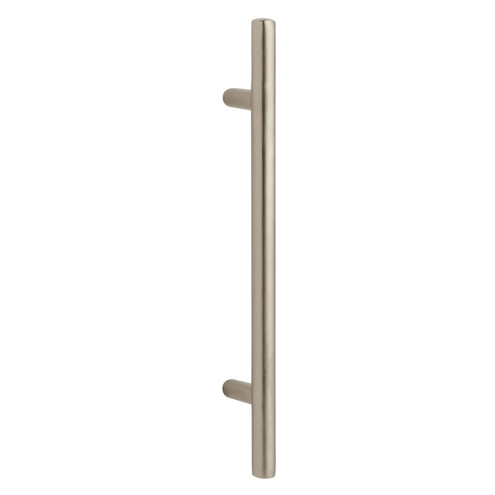 Wilko 96mm TBar Satin Nickel Door Handle 4 pack Wilko