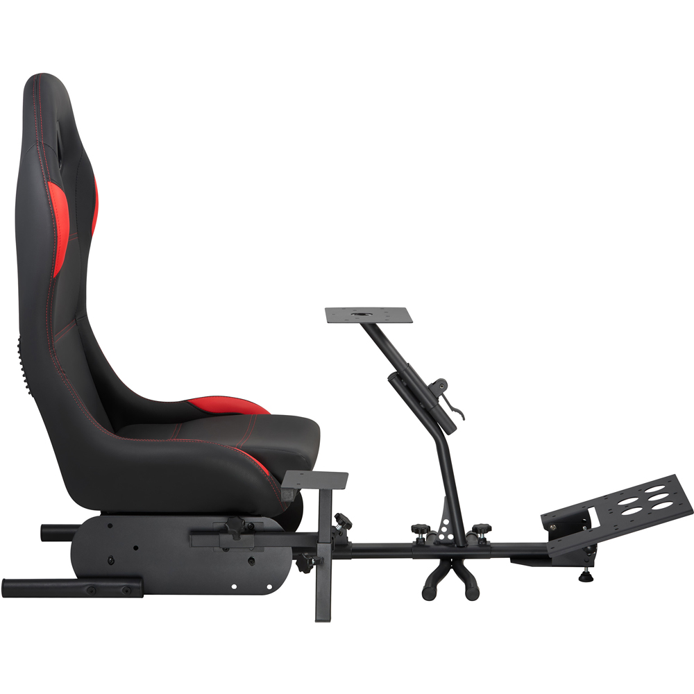 TTAP Nurburg Black and Red Faux Leather Racing Gaming Chair Image 5