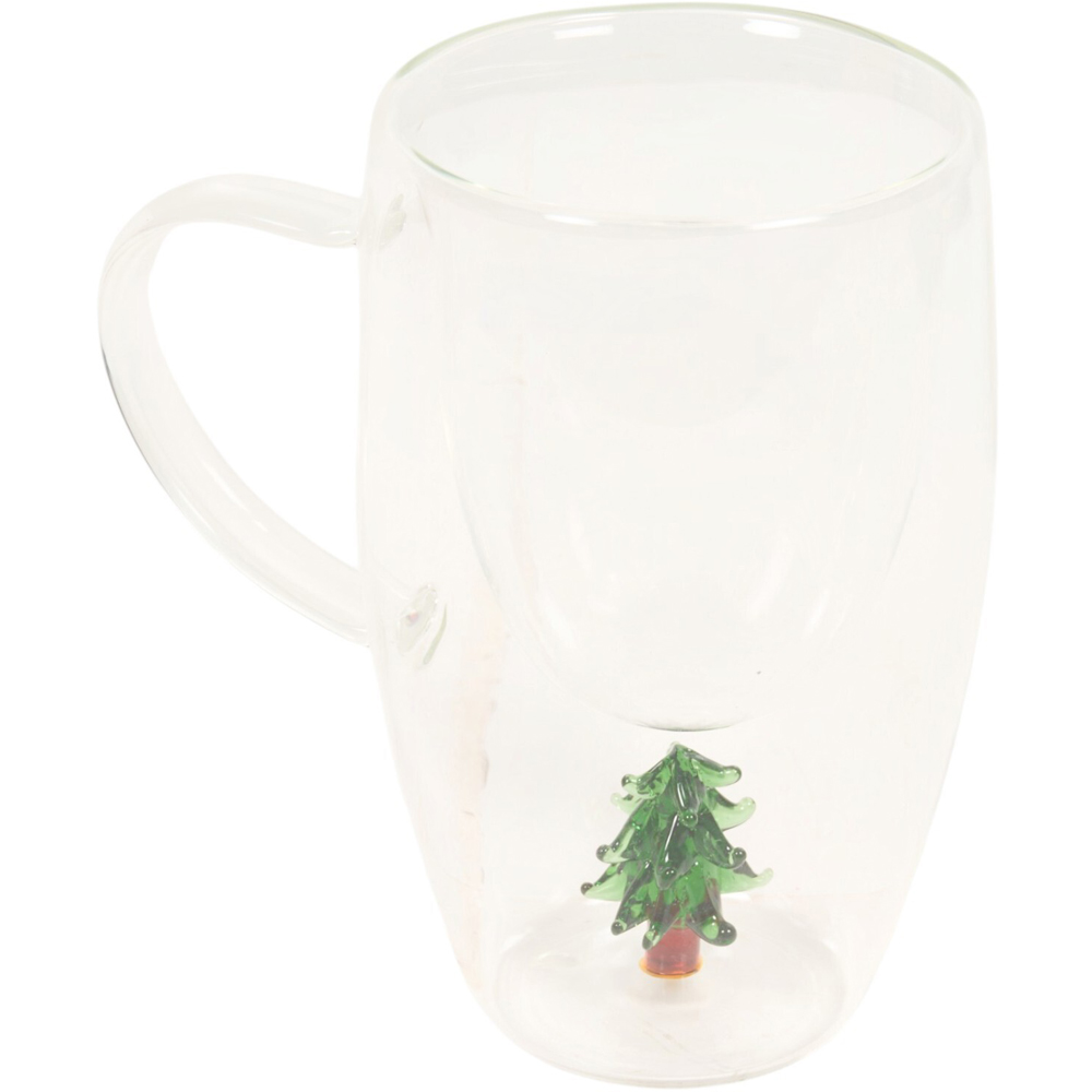 Christmas Tree Icon Double Wall Mug Clear Image 3