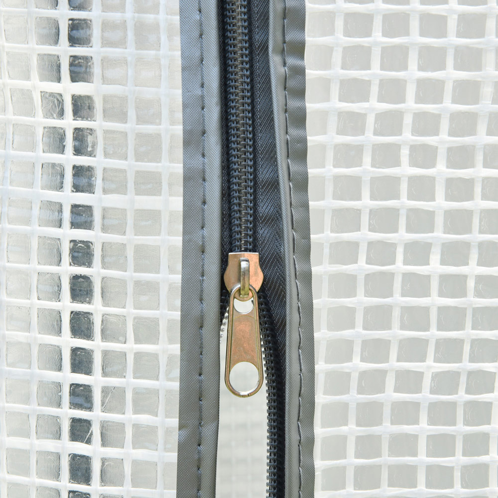 Outsunny PE Cover Zipper Greenhouse Image 5