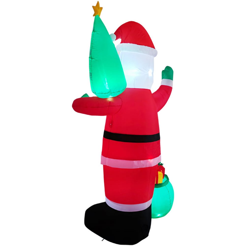 Living and Home Inflatable Multicolour Santa LED Christmas Decoration 7.9ft Image 5