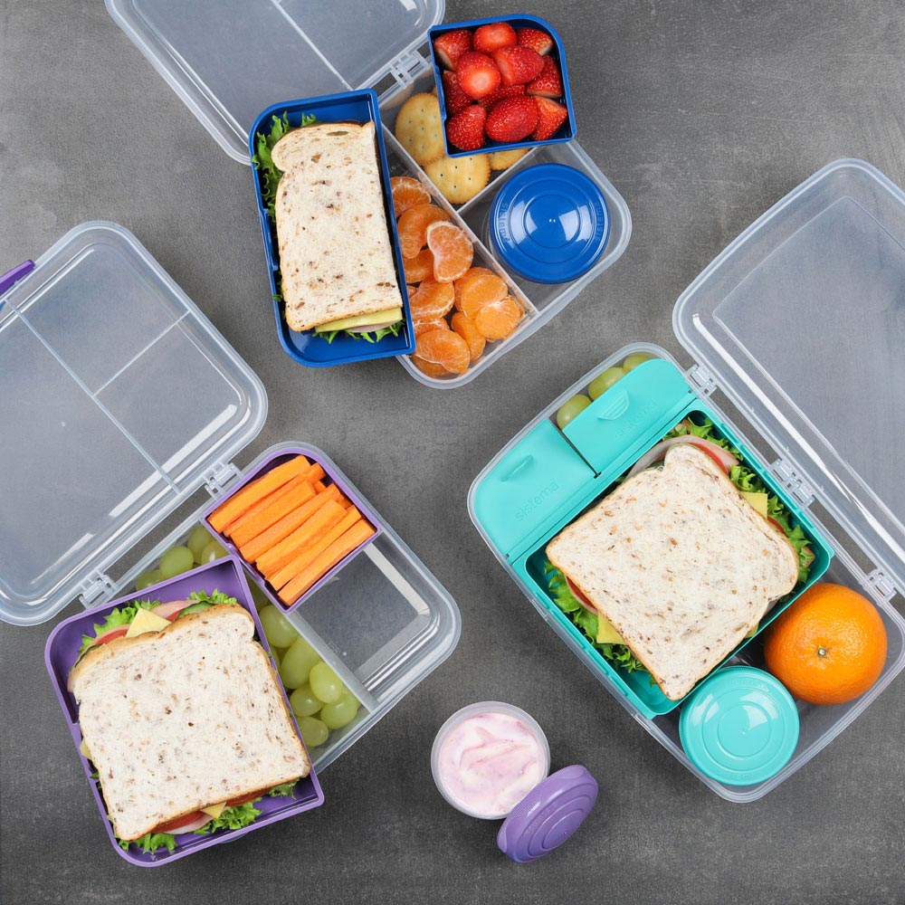 Single Sistema Bento Lunch To Go Lunch Box 1.65L in Assorted Styles Wilko