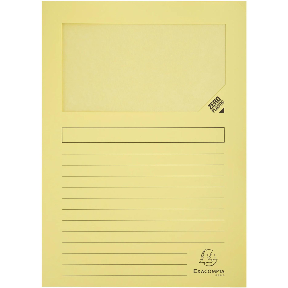 Exacompta Super Assorted Colours Window Folders 10 Pack Image 6