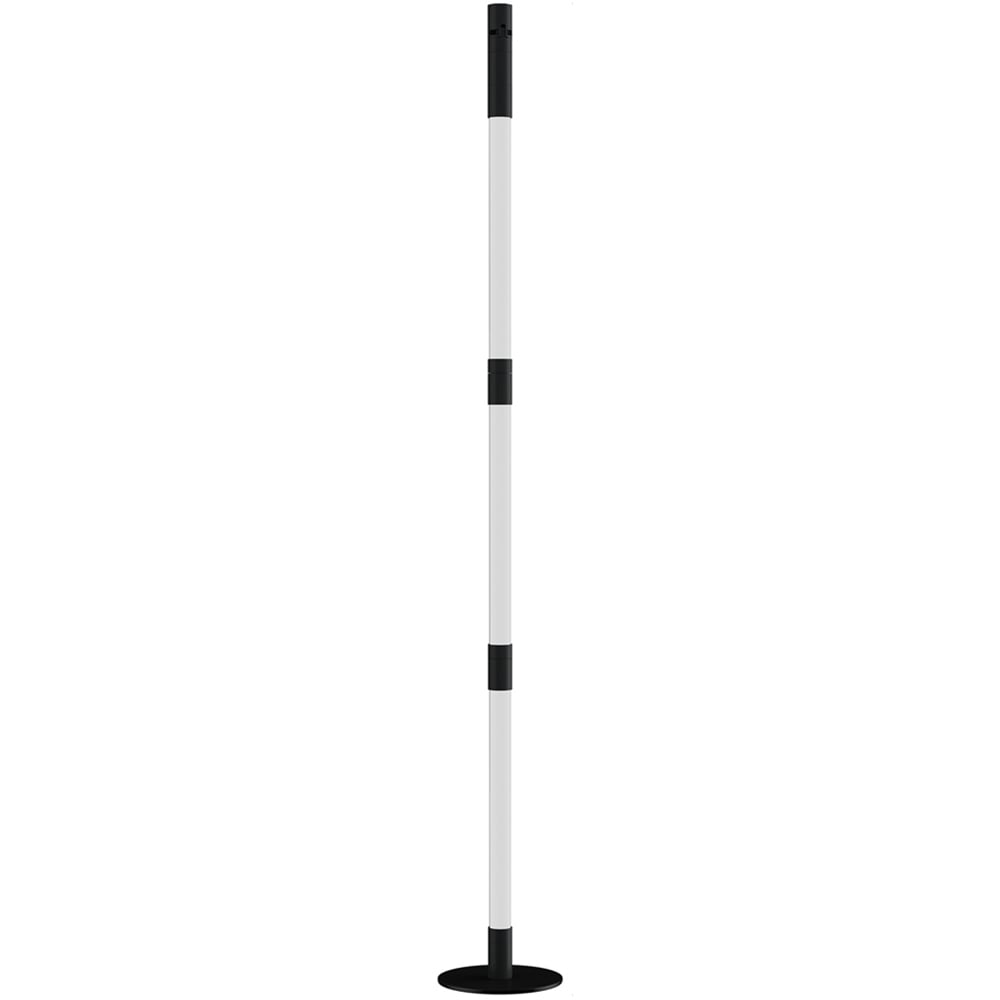 Portland Dark Grey RGB LED Corner Floor Lamp with App and Remote Control Image 1