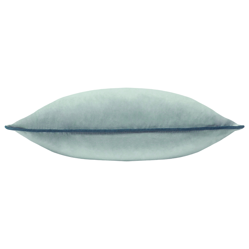 Furn Meridian Mineral and Teal Velvet Cushion 45 x 45cm Image 3
