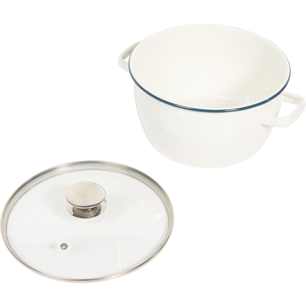 My Kitchen Enamel Stockpot with Glass Lid Image 8