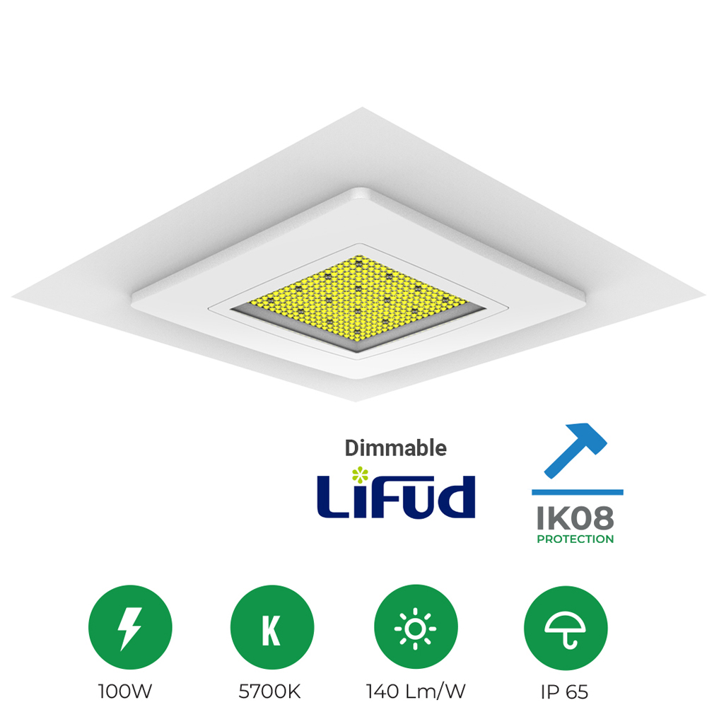 ENER-J 100W Premium Canopy Light 325 x 325mm Image 8