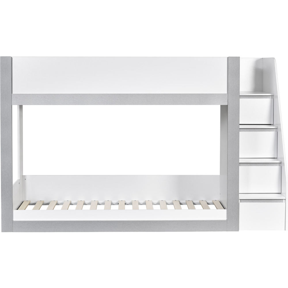 Julian Bowen Gaia Single White and Silver Bunk Bed Image 7