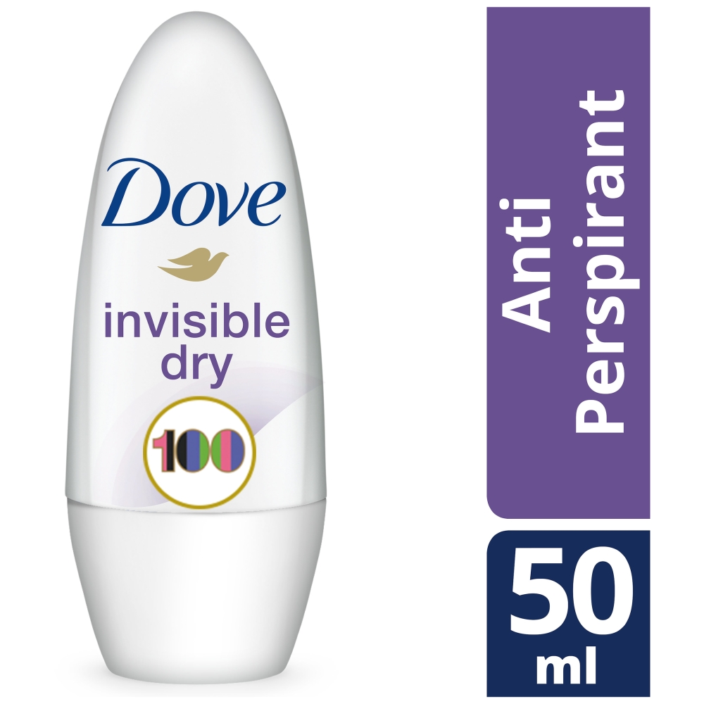 Dove Invisible Roll On Deodorant 50ml Image