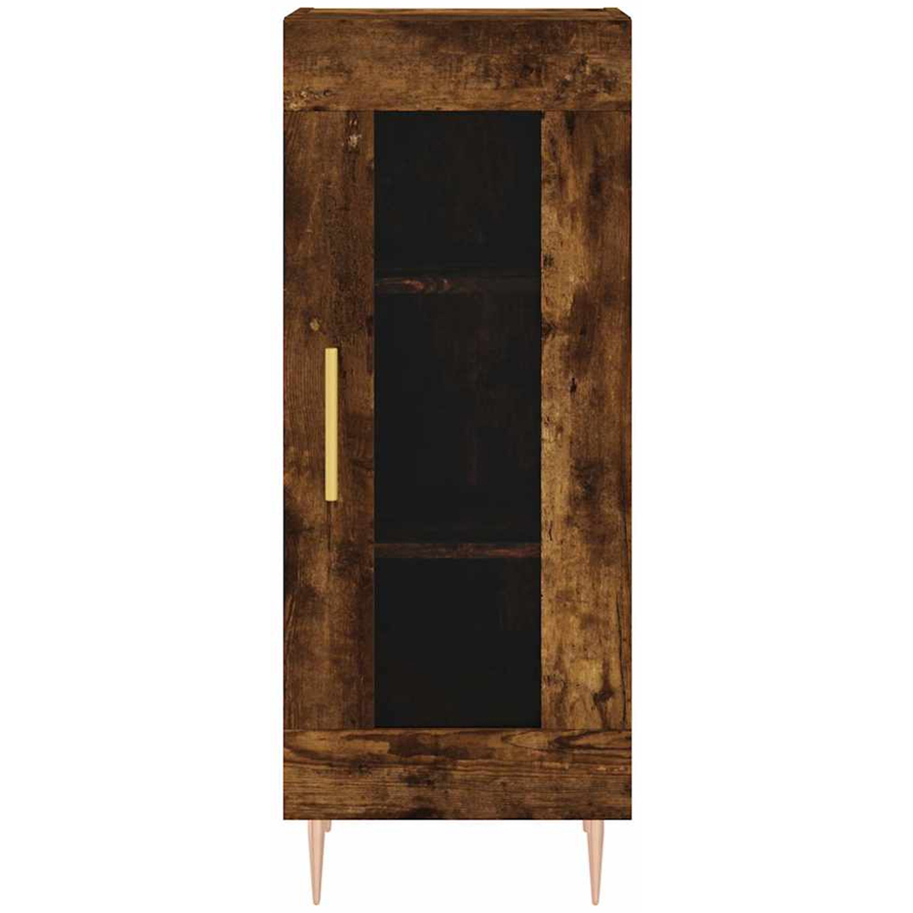 vidaXL 2 Door Smoked Oak Highboard Image 6