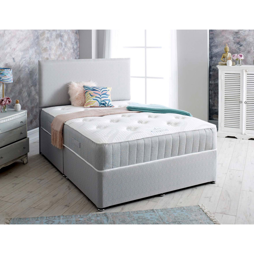 Eleganza Home Lily Double Memory Foam Quilted Medium Firm Pocket Spring Mattress Image 2
