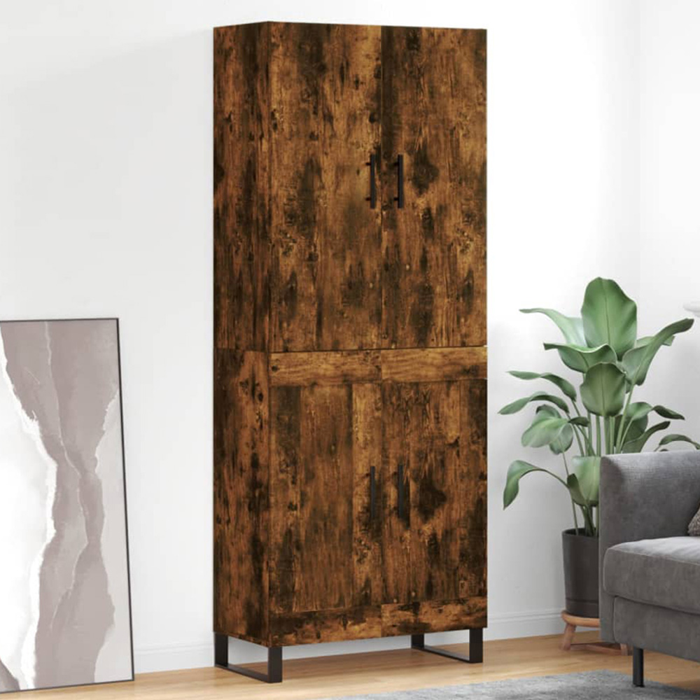 vidaXL Brown Engineered Wood Highboard Image