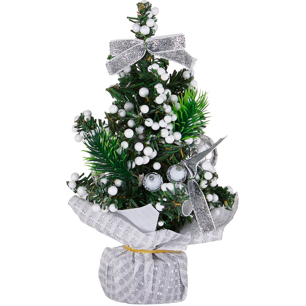 Living and Home 3 Piece Freestanding Tabletop Artificial Christmas Tree Image 4