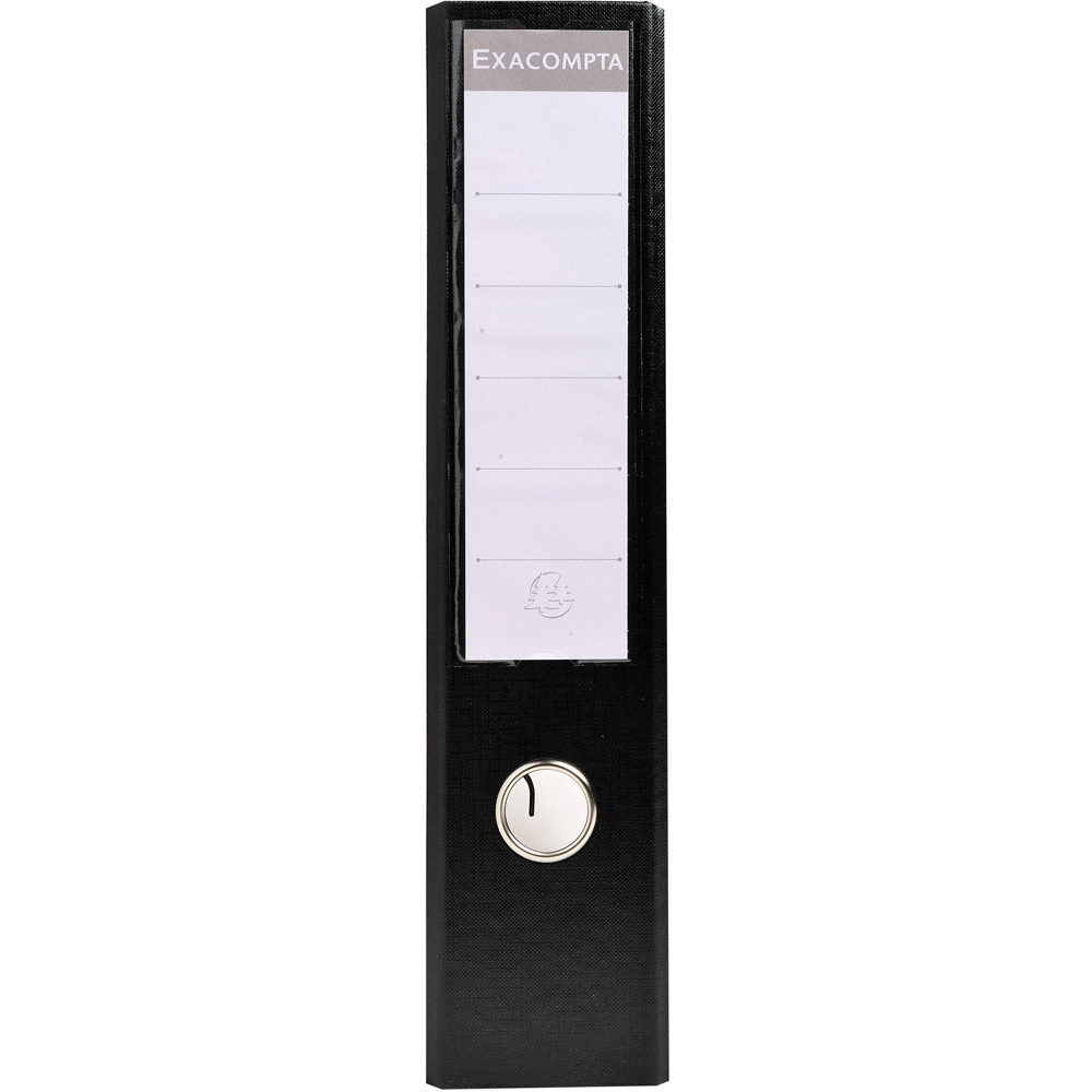 Exacompta PremTouch A4 Black PVC Lever Arch File 10 Pack Image 4