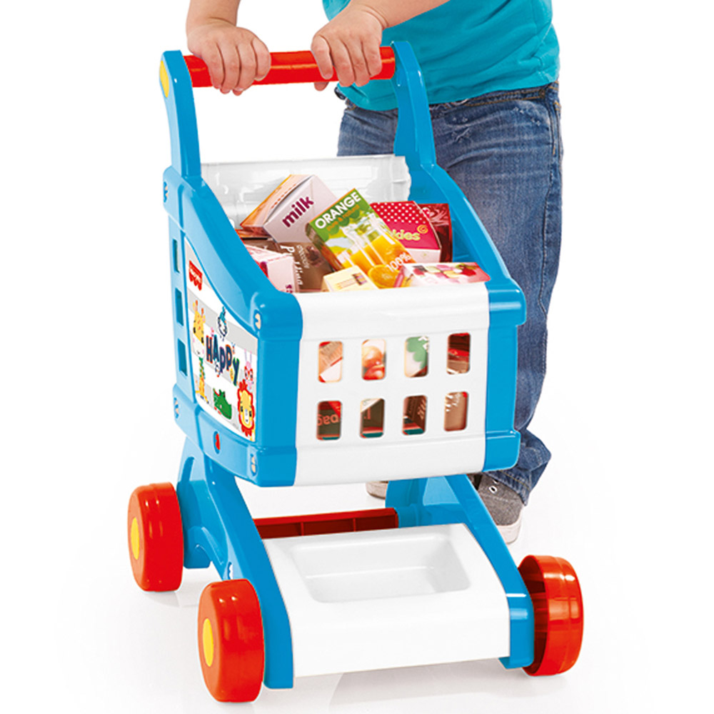 Dolu Fisher Price Kids 16 Piece Shopping Cart with Accessories Image 2