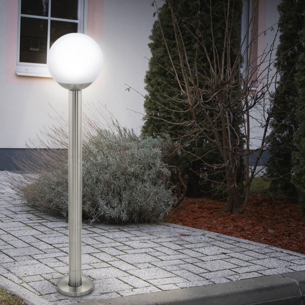 EGLO Nisia-Z LED Stainless Steel Exterior Pathway Light Image 2