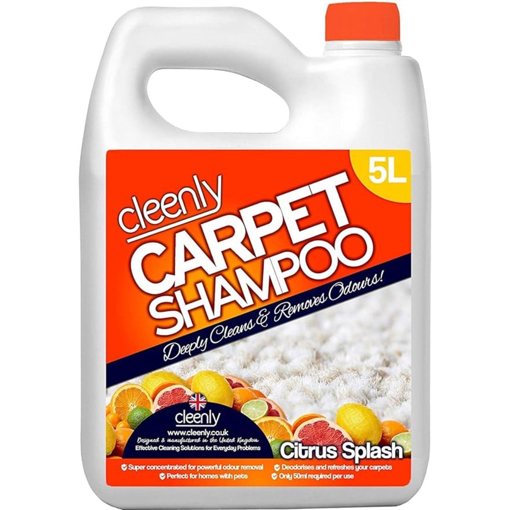 Cleenly Citrus Splash Carpet Shampoo 5L Image 1