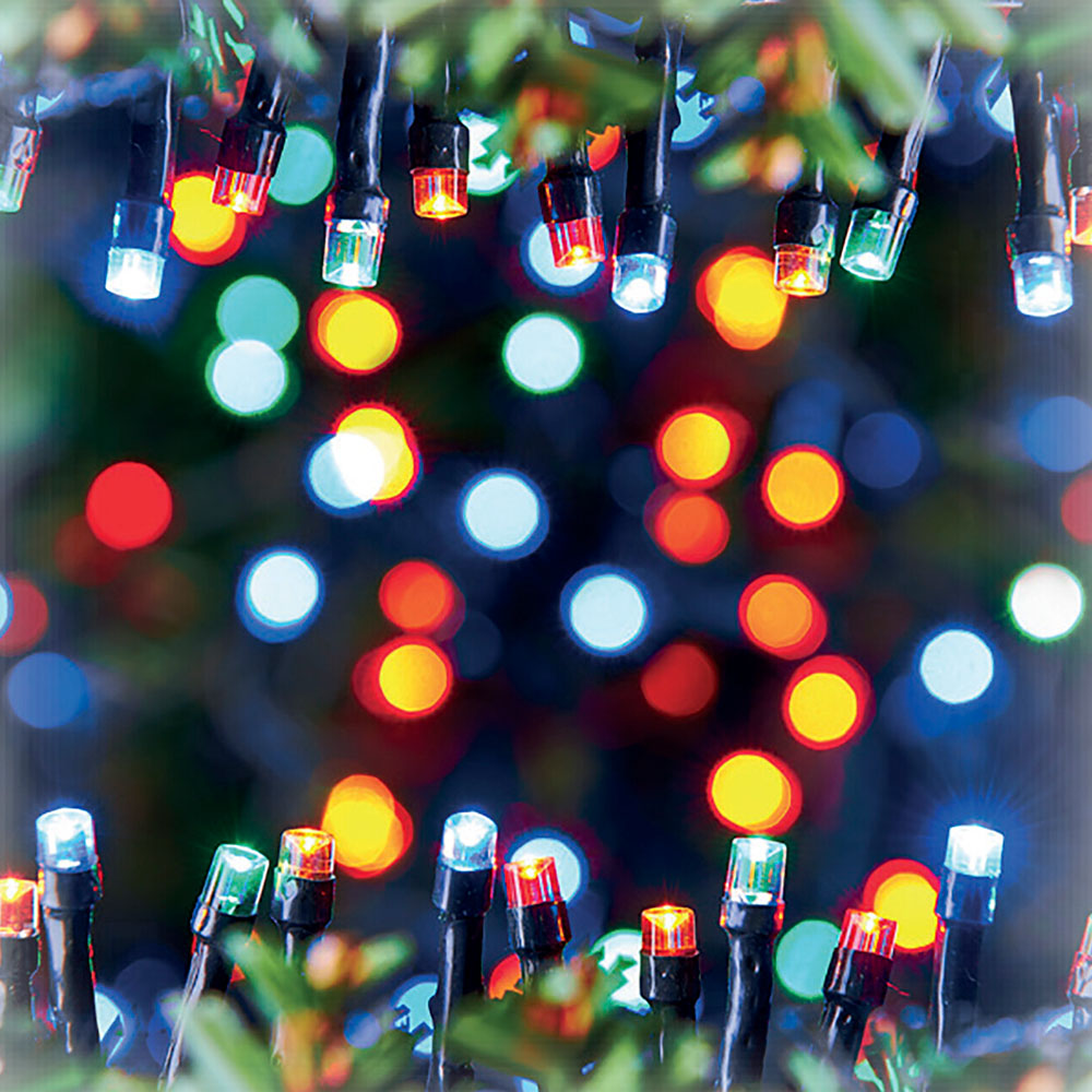 noel 96 Multicoloured LED Battery Operated Outdoor Lights Image