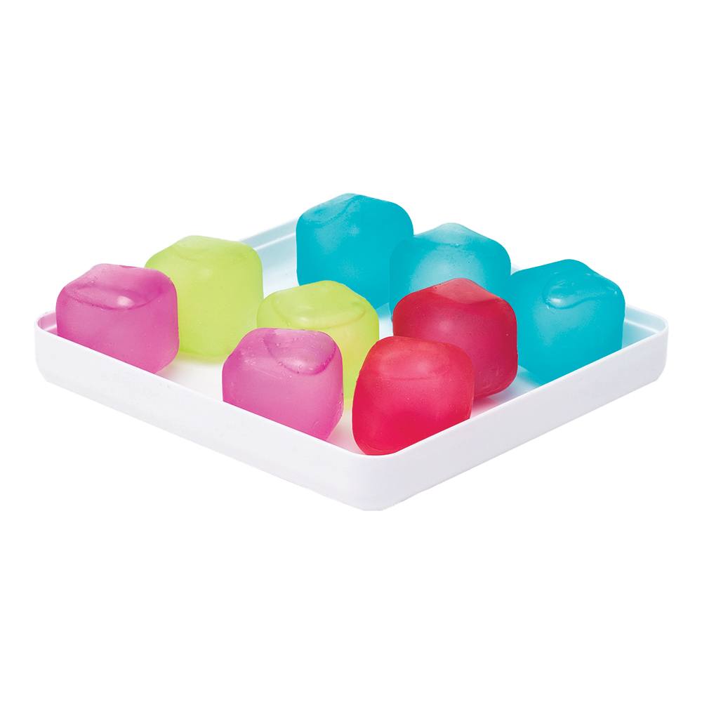 Joie Rainbow Reusable Ice Cubes 16 Pack Wilko