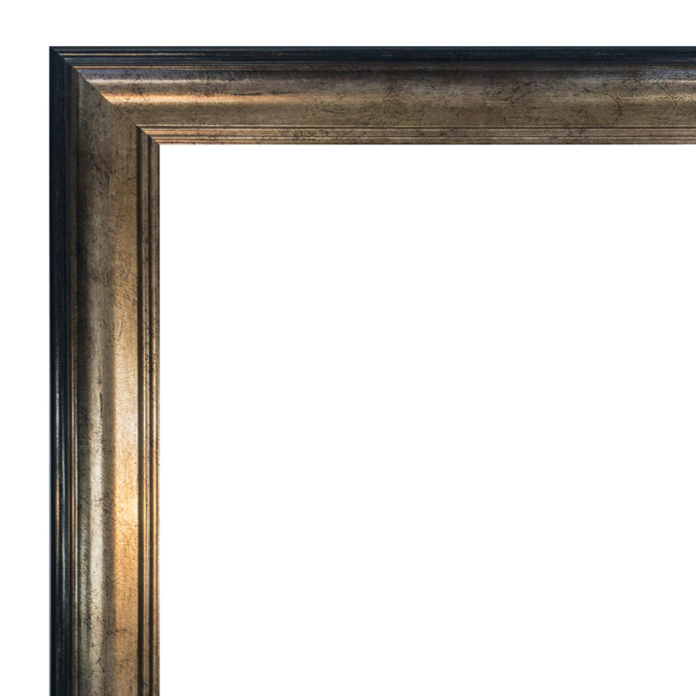 Frames by Post Scandi Black & Gold Photo Frame 10 x 4 Inch Image 2