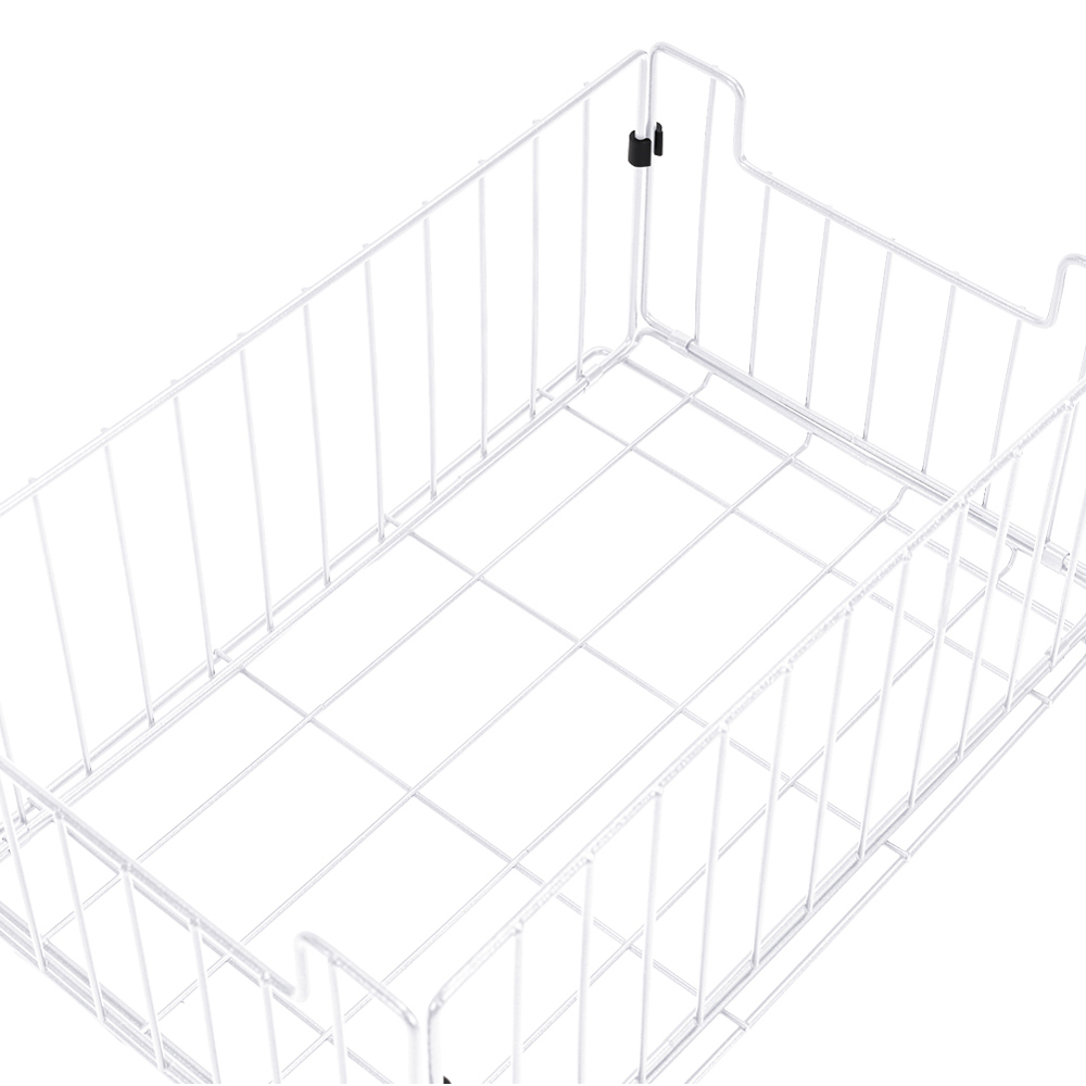 Living and Home 2 Tier Sliding Under Sink Storage Rack Image 5