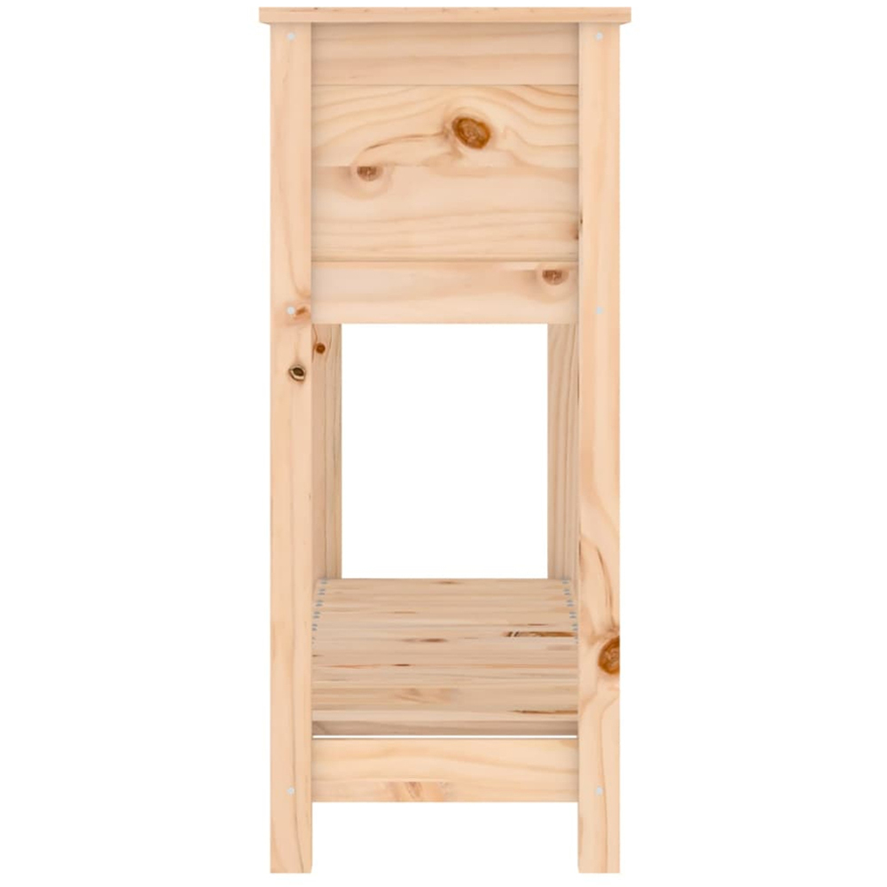 vidaXL Brown Pine Wood Garden Planter 81 x 34.5 x 111.5cm Image 5