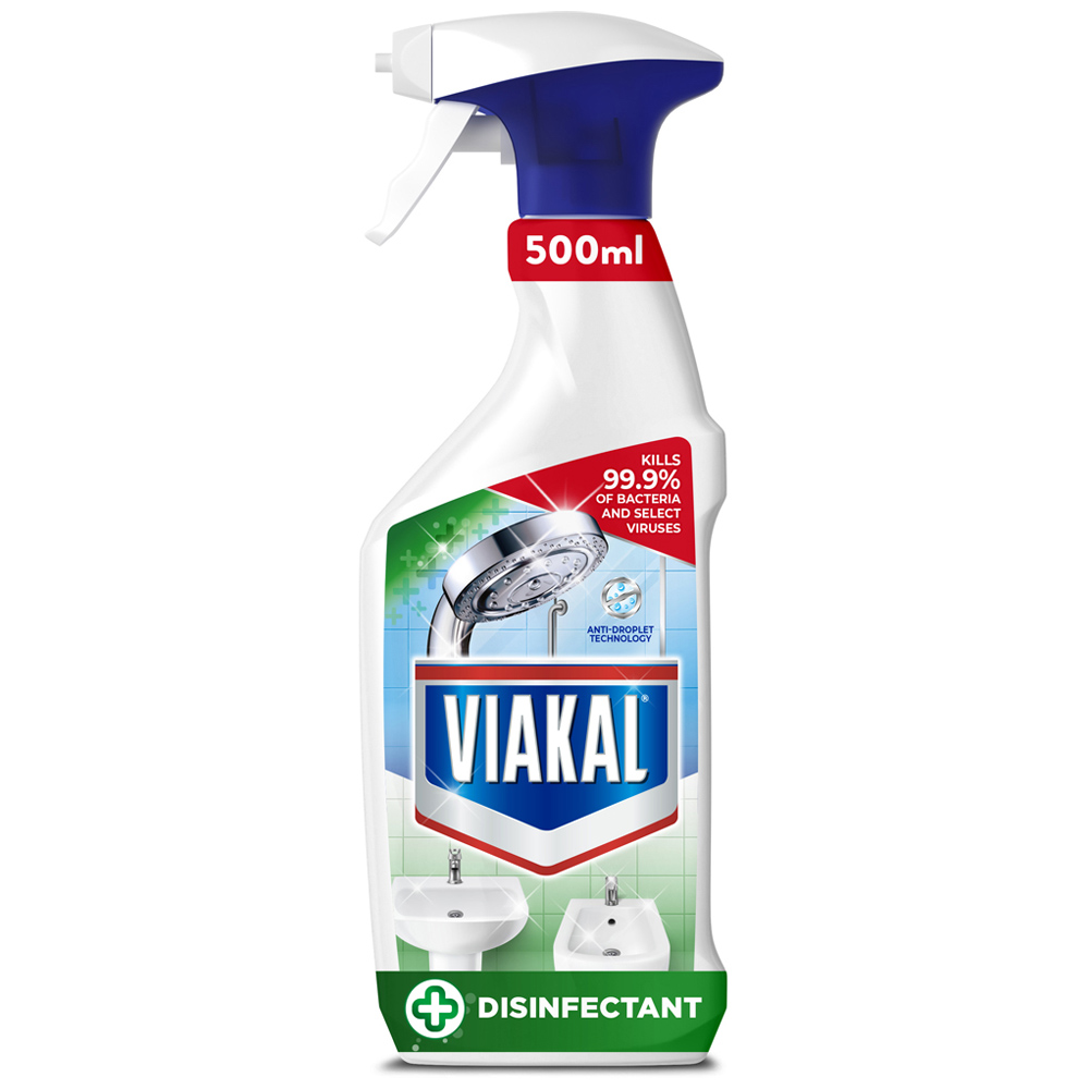 Viakal Bathroom 3-in-1 Bathroom Cleaner Spray 500ml Image 1
