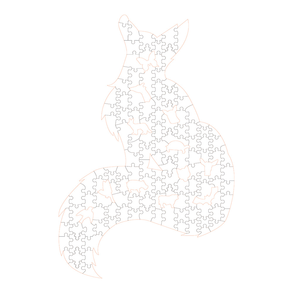 Lifemax Animal Fox Jigsaw Puzzle Image 2