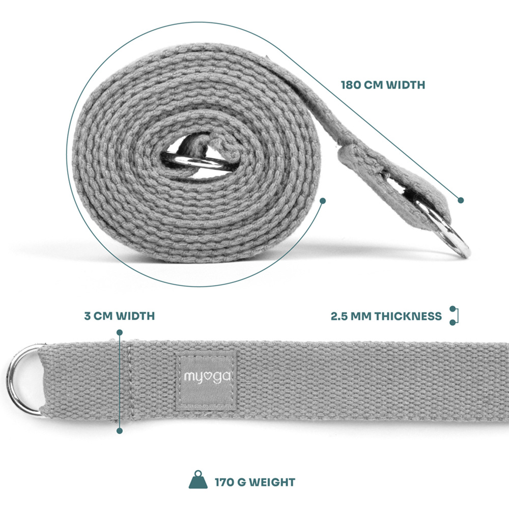 Myga Grey Yoga Block 2 Pack Image 3