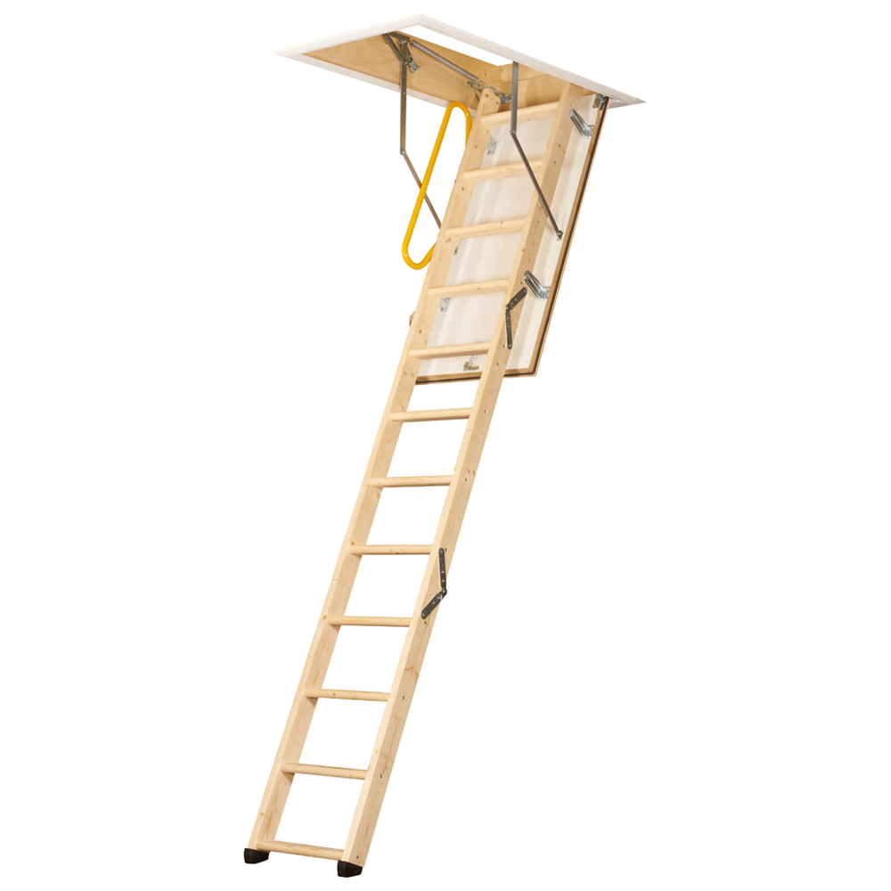 TB Davies EnviroFold Timber Loft Ladder Image 1