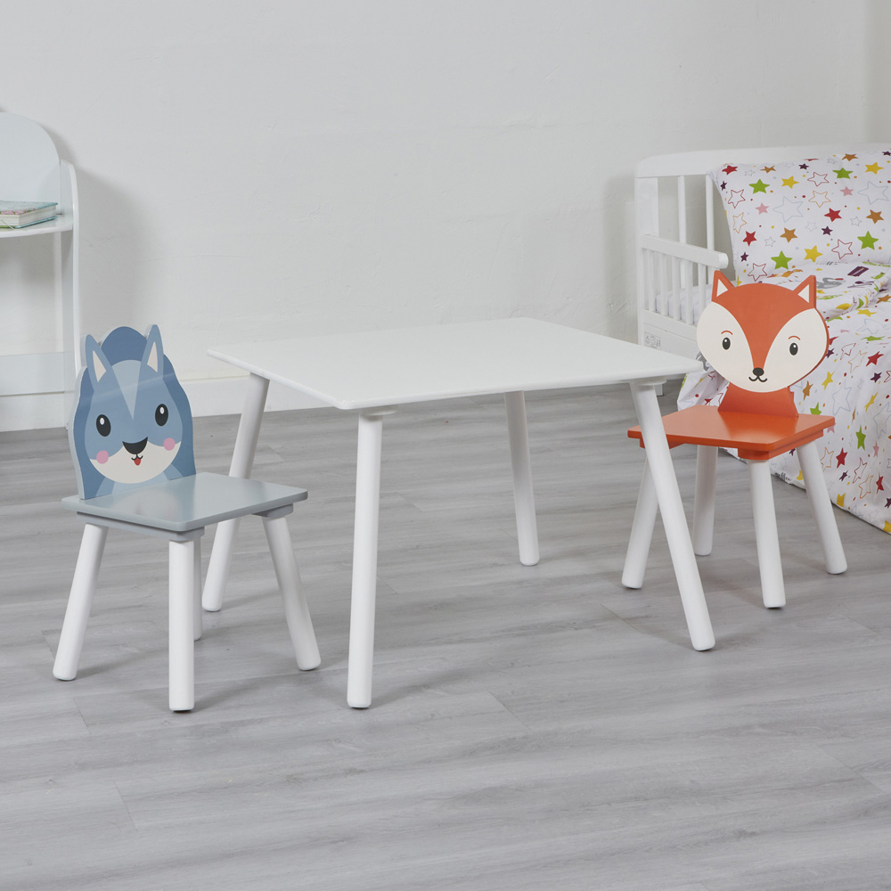 Liberty House Toys Kids Fox and Squirrel Table and Chairs Image 7