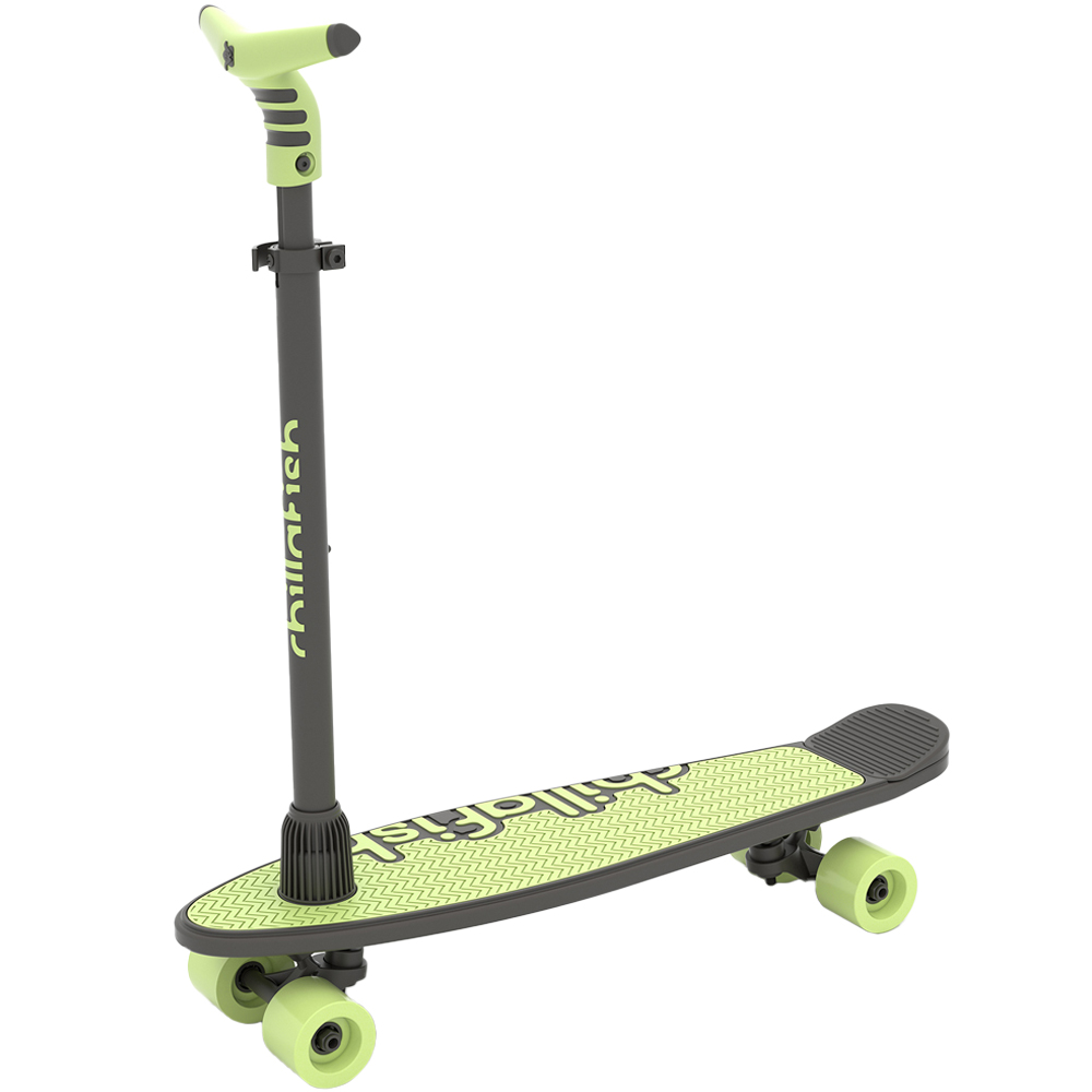 Chillafish SkatieSkootie 2 in 1 Pistachio 4 Wheel Skateboard Image 1