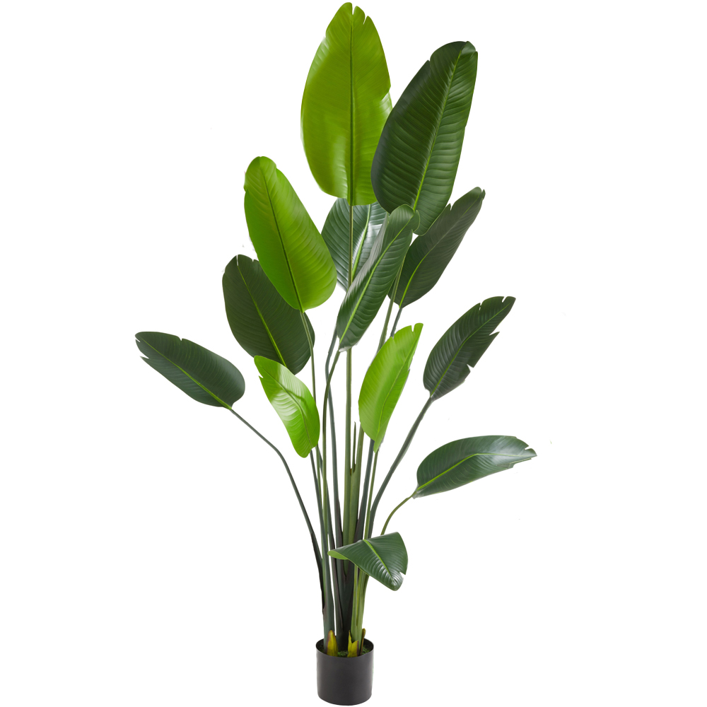 tectake Artificial Bird of Paradise Tree in Pot 180cm Image 1