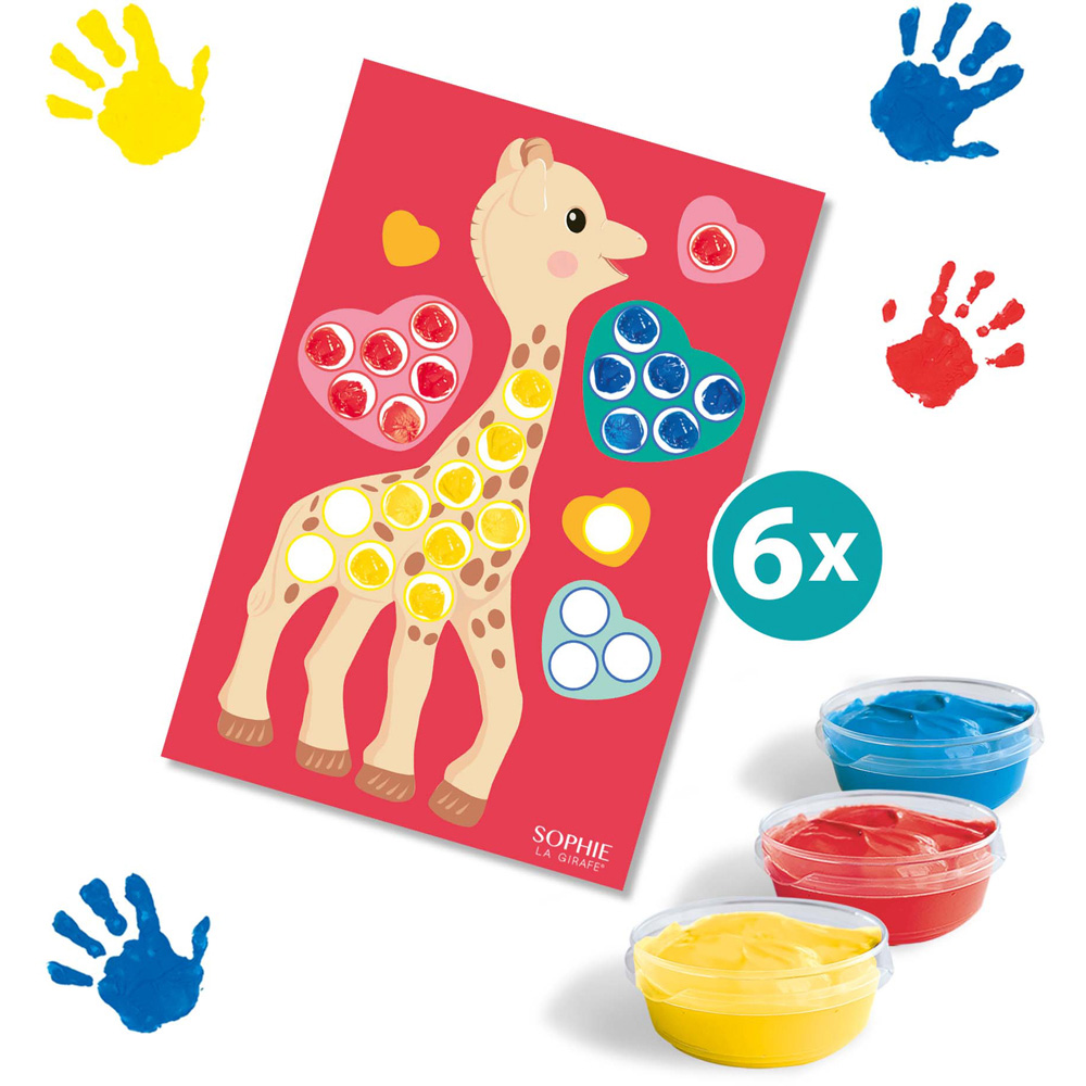 SES Creative Sophie La Girafe 2-in-1 Colouring and Painting Activity Set Image 4