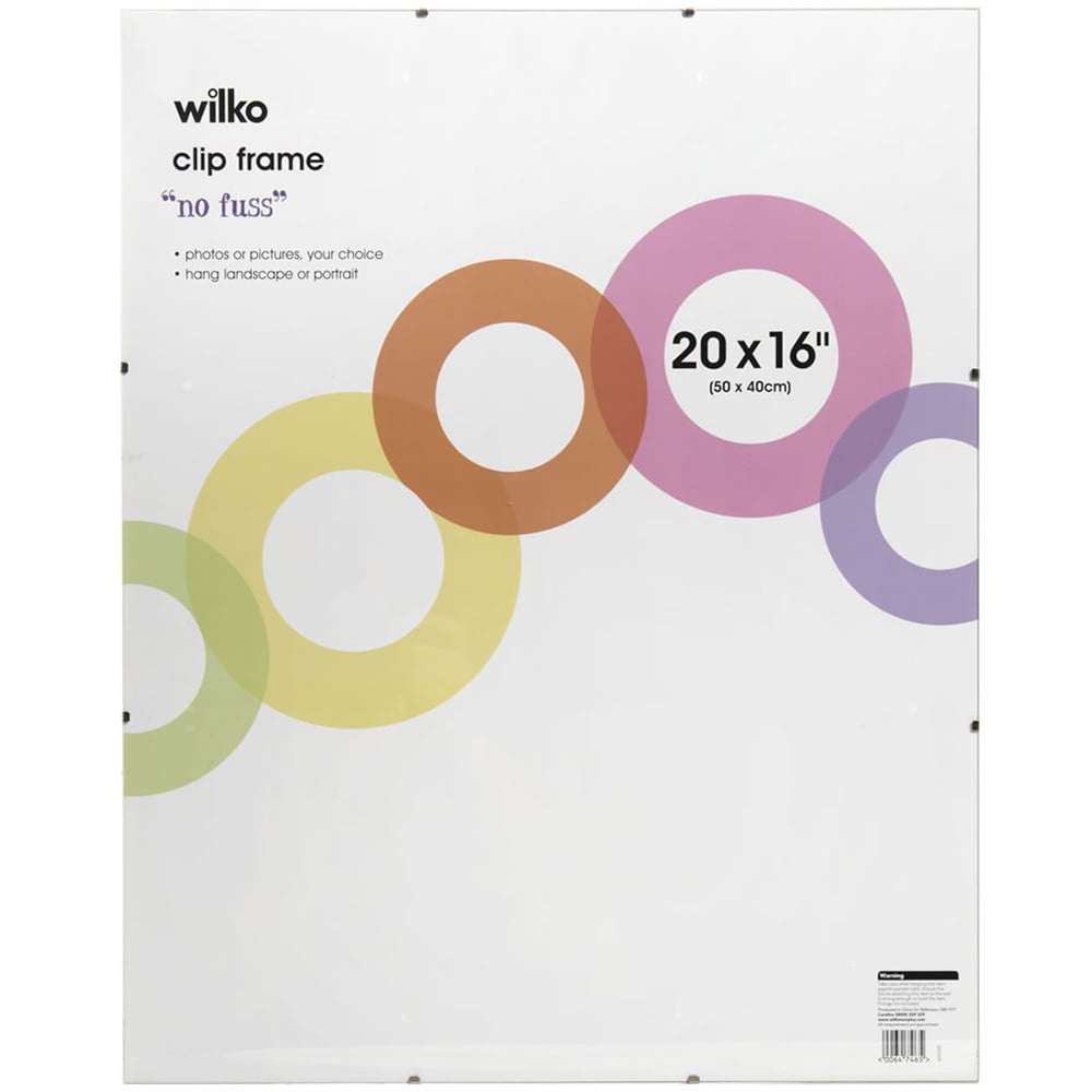 Wilko Clip Frame 20 x 16 Inch Wilko