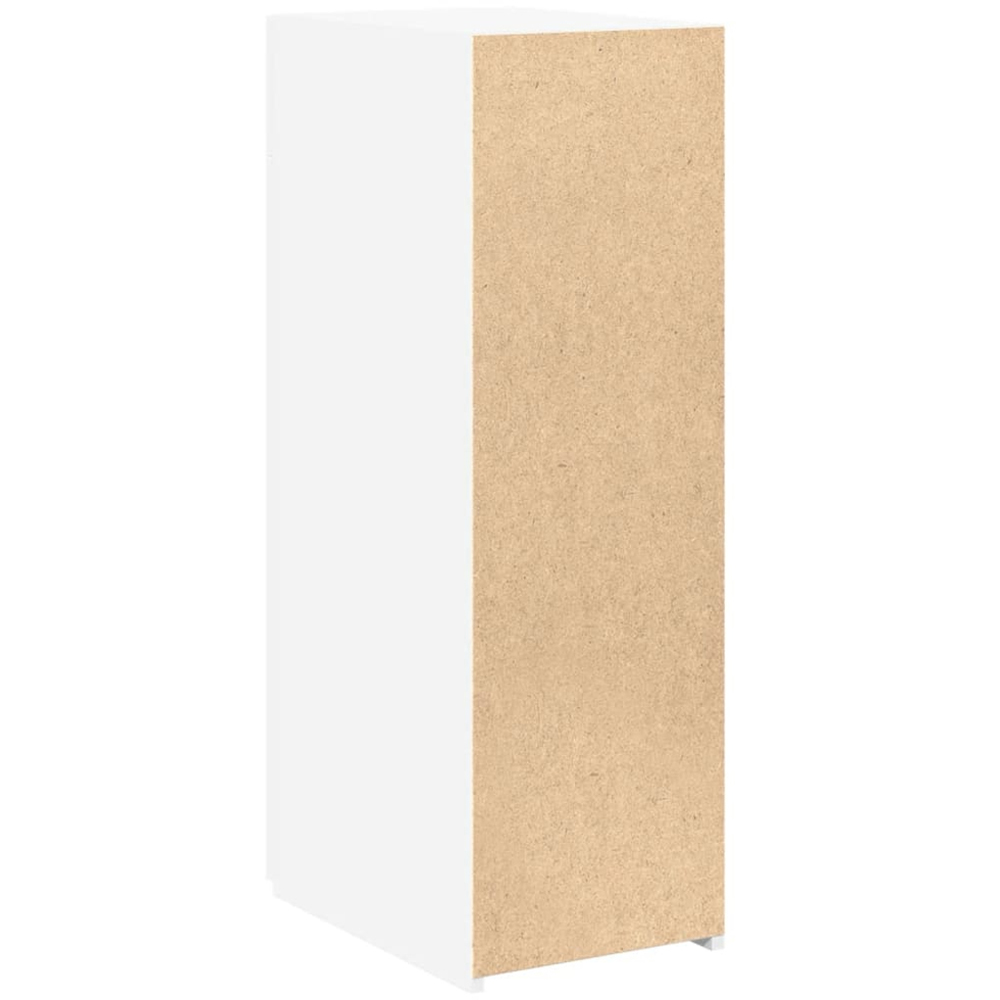 vidaXL Single Door Single Drawer White Sideboard Image 6