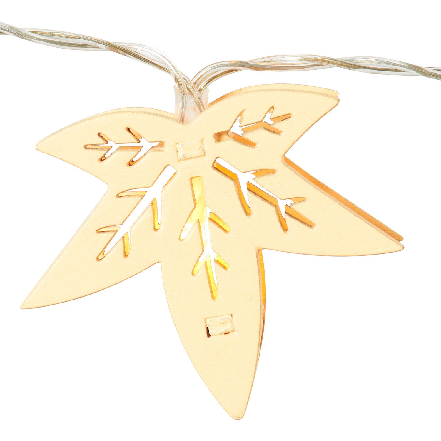 10 LED Autumnal Leaf String Light Image 5