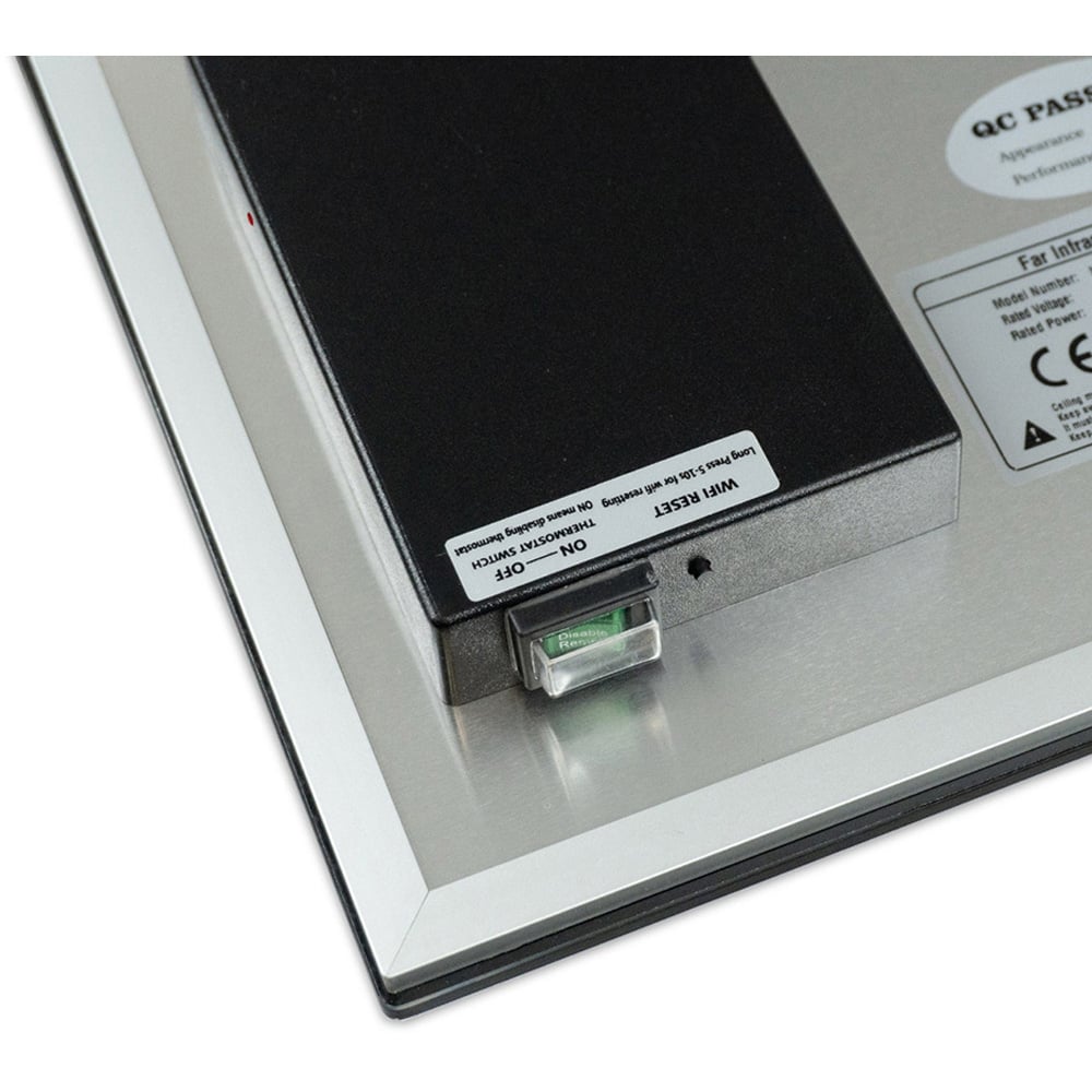 Mirrorstone White Quartz Glass WiFi Infrared Heating Panel 700W Image 4