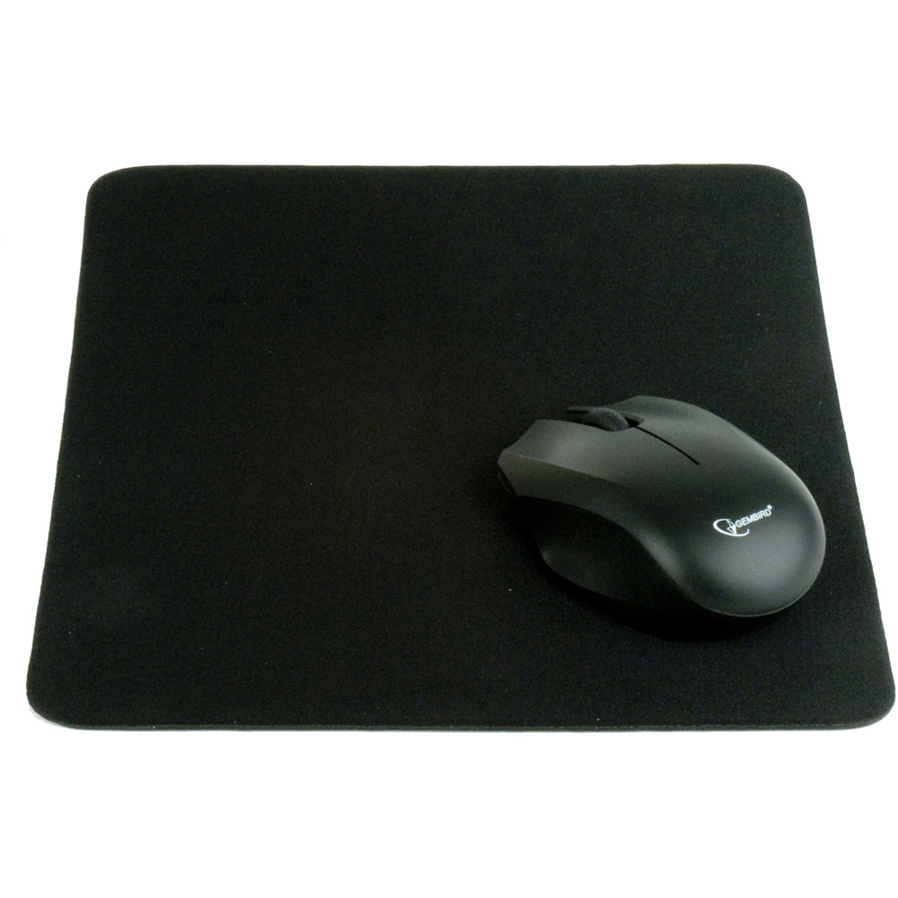 Gembird Black Cloth Standard Mouse Mat Image 2