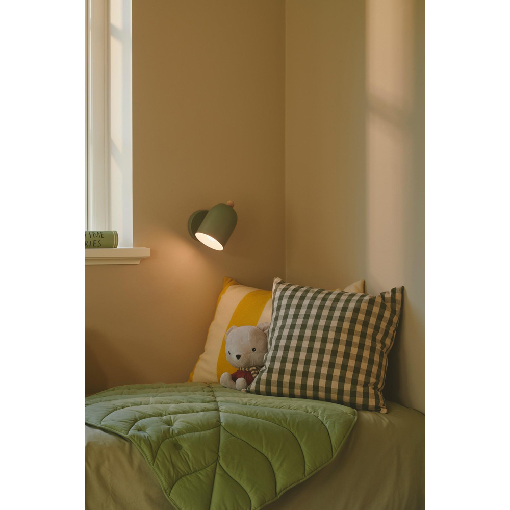 Nordlux Gaston Dusty Green Adjustable Wall Light Image 2