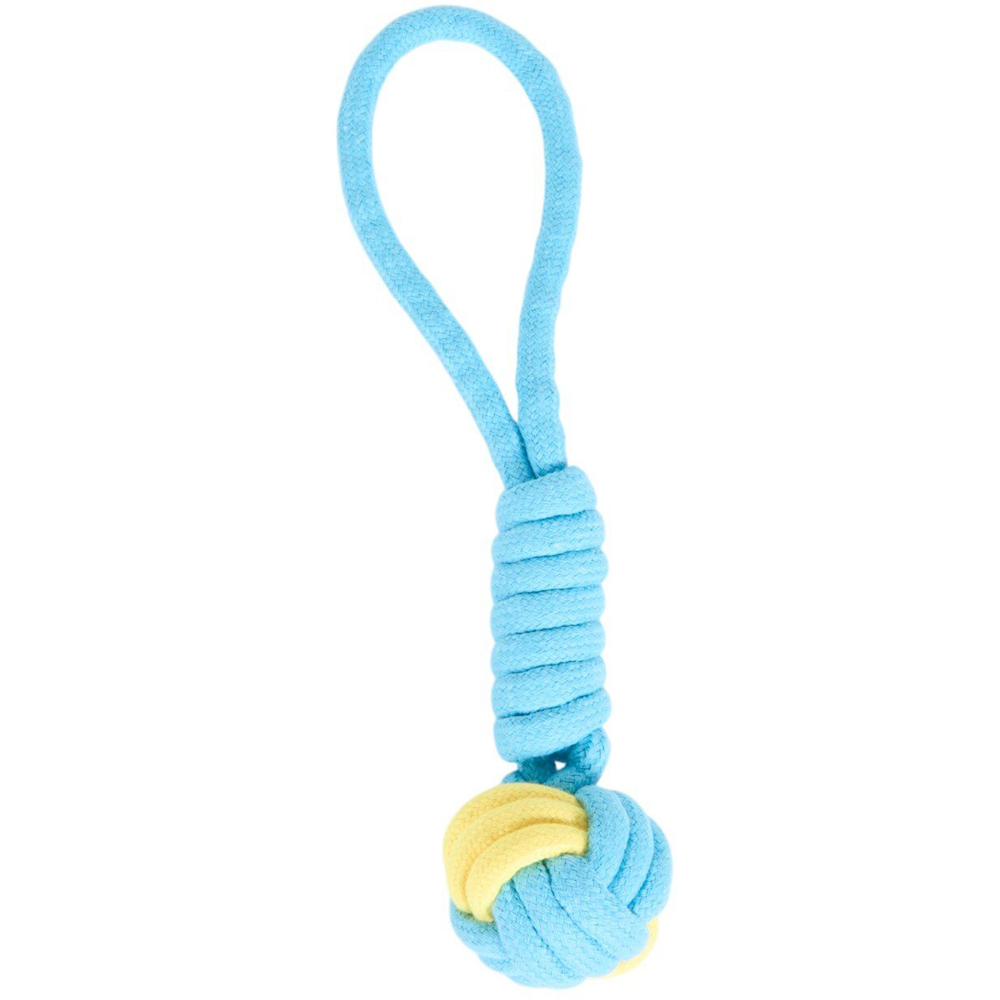 Rope Dumbbell Dog Toy Multicolour Image 2