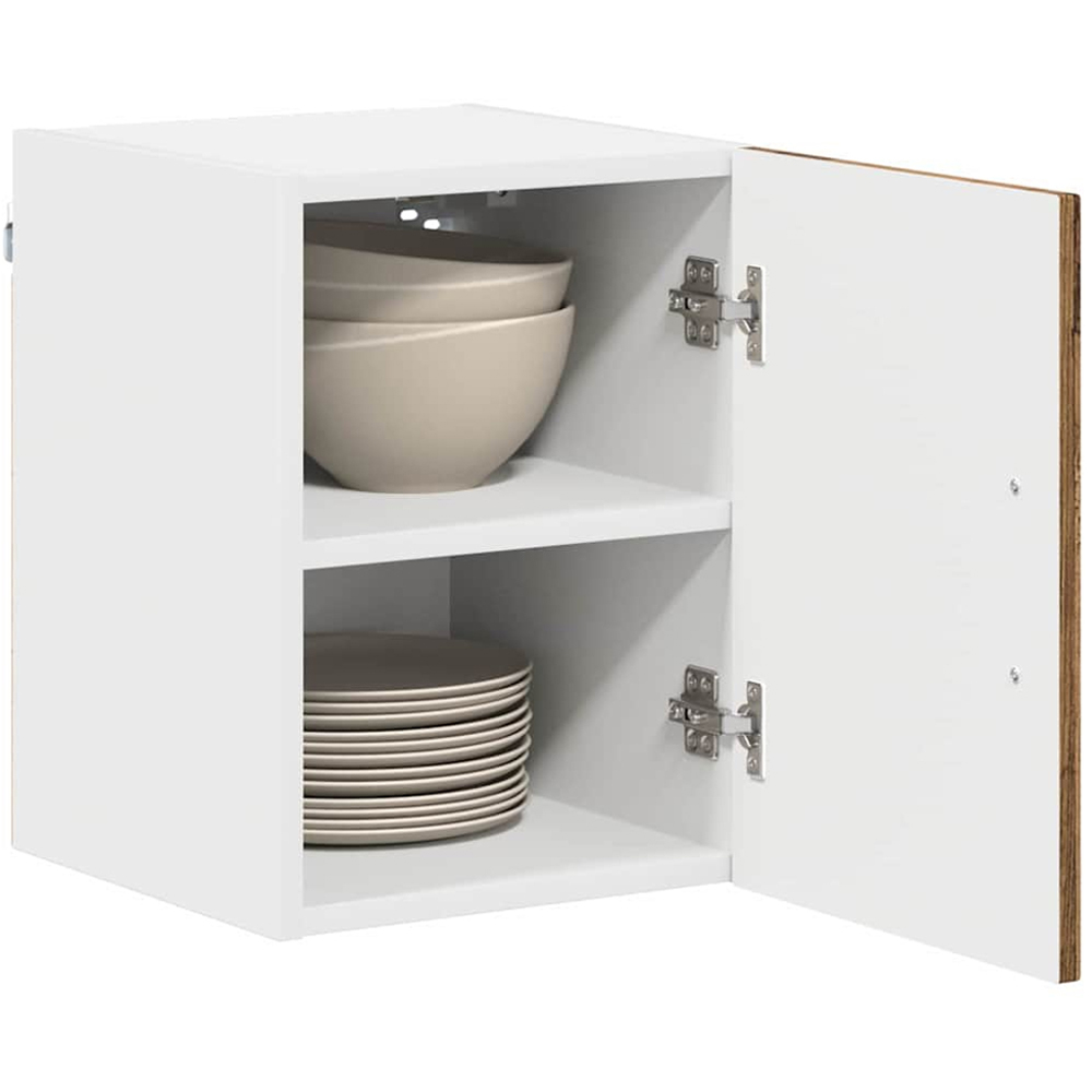 vidaXL Kalmar Single Door Old Wood Wall Mounted Kitchen Cabinet Set of 2 Image 3