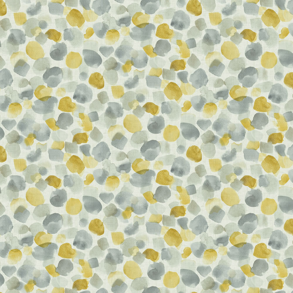 Arthouse Wallpaper Painted Dots Ochre Image 1