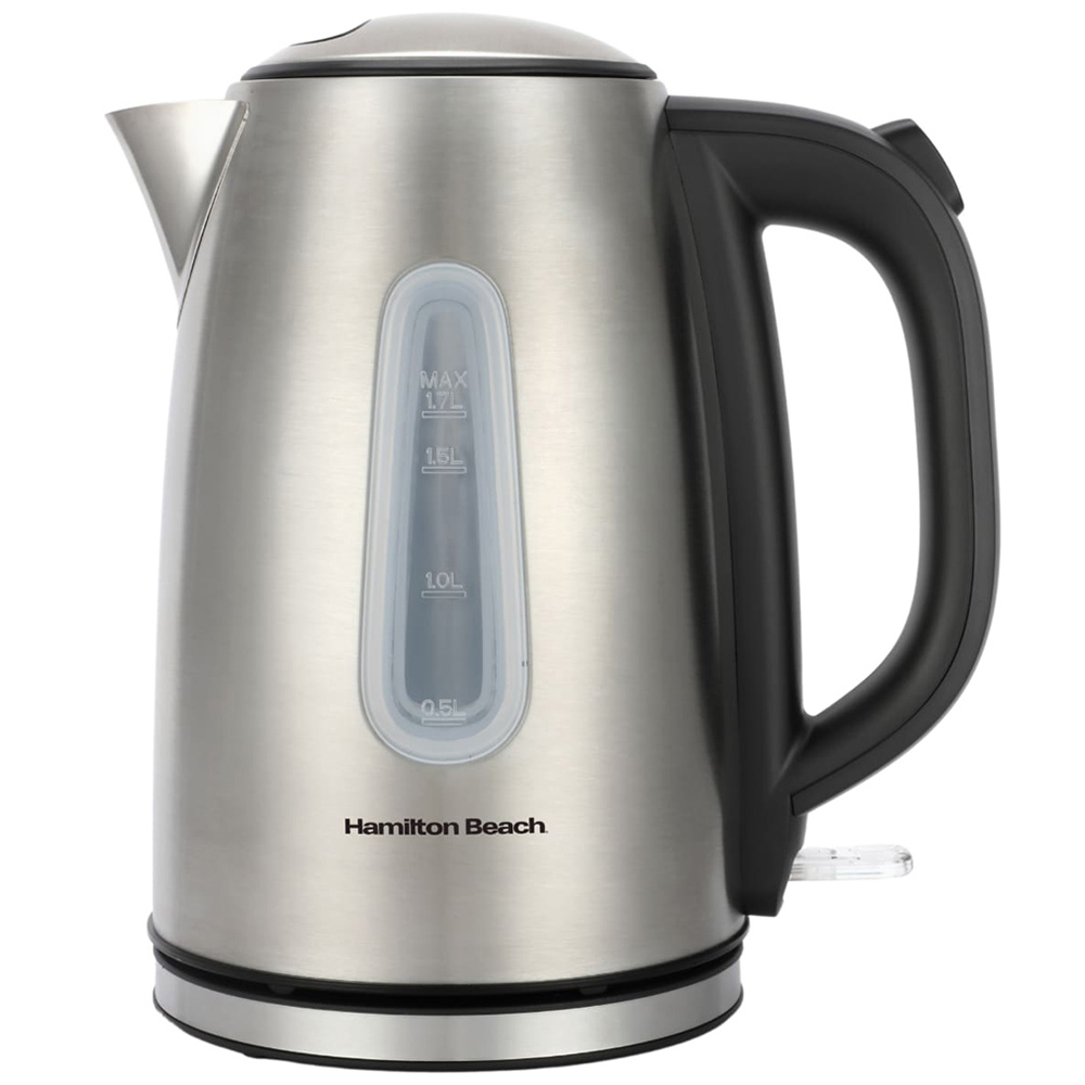 Hamilton Beach HBKTMB Rise Brushed 1.7L Kettle 4 Slice Toaster and Microwave Kitchen Bundle Image 2