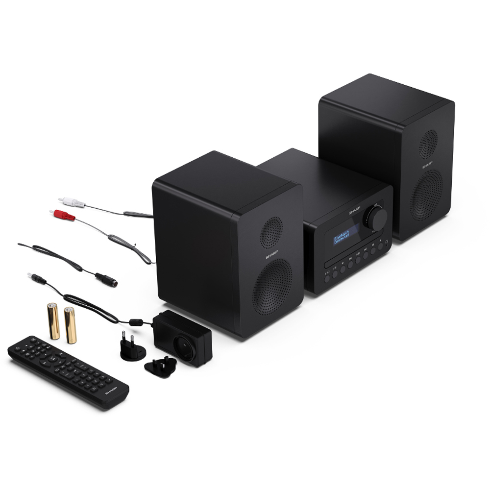 SHARP Tokyo XL-B514 Black FM Hi-Fi Micro System Image 7