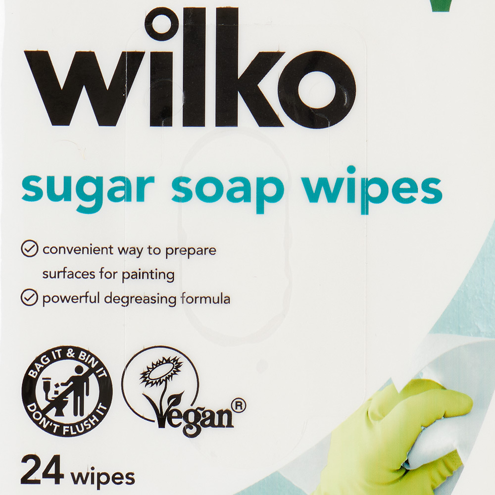 Wilko Plastic Free Sugar Soap Wipes 24pk Image 3