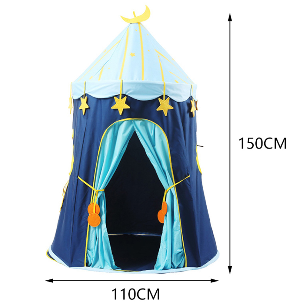 Living and Home Kids Pop Up Tent Playhouse Blue Image 5