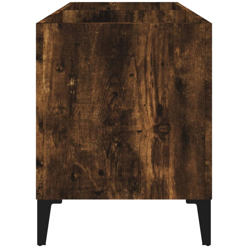 vidaXL Smoked Oak Record Cabinet Image 5