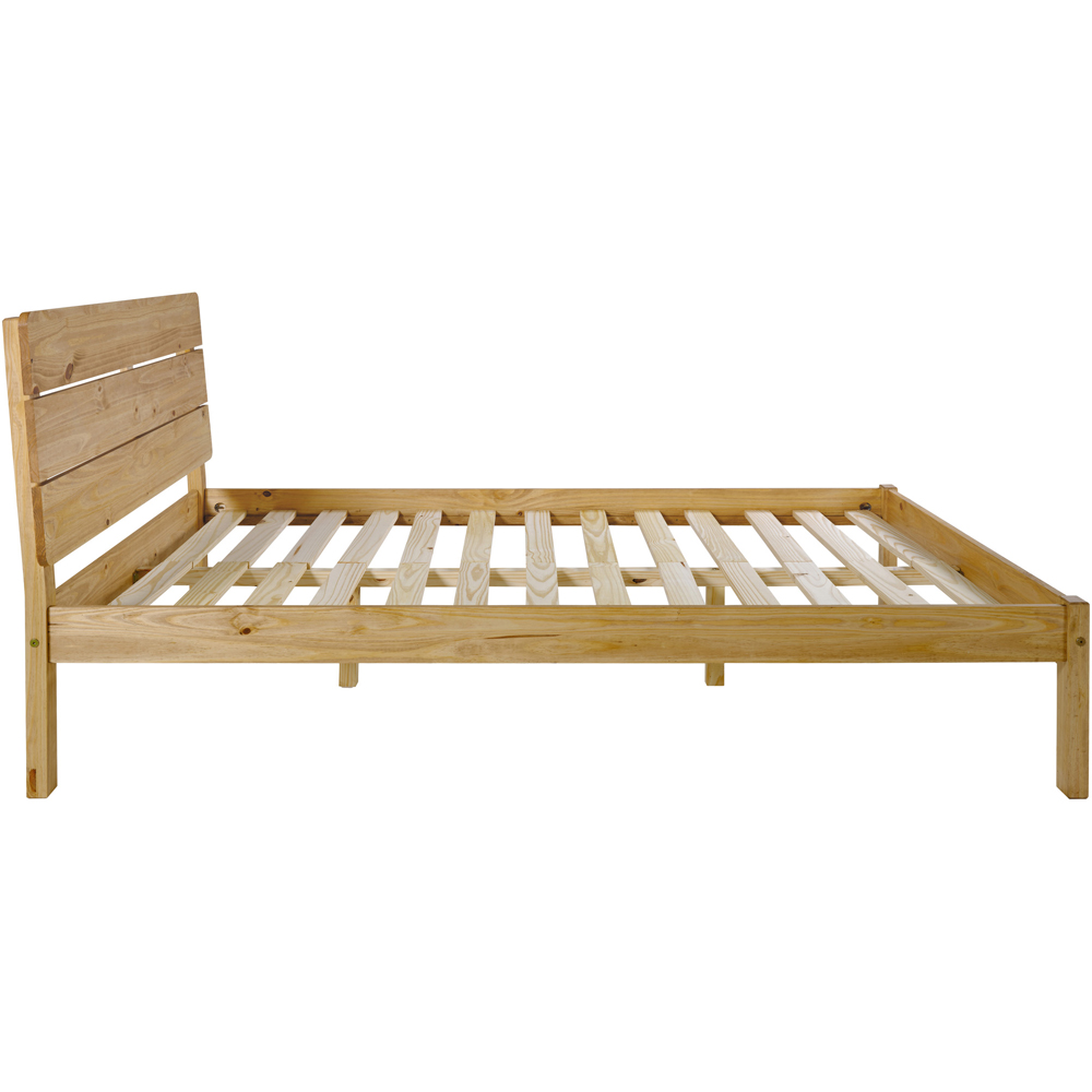 Seconique Ronan Waxed Pine Double Bed Image 5